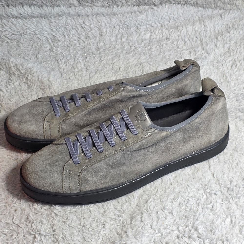 Martin Dingman MD Signature Sneaker Water Repellent Suede Stone Size 13 Mens NEW
